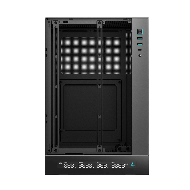 Корпус DeepCool CH170 Digital Black (R-CH170-BKNPI0D-G-1) без БП