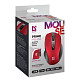 Мышь DEFENDER (52052) Prime MB-053, 6D, 800-1600dpi, RED, wireless, silent