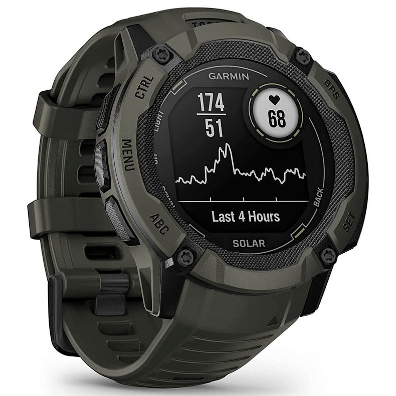 Спортивний годинник GARMIN Instinct 2x Solar Moss