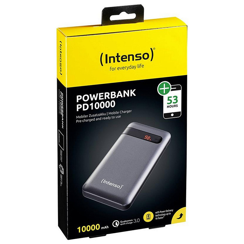 Универсальная мобильная батарея Intenso PD10000 10000mAh Silver (7332330)