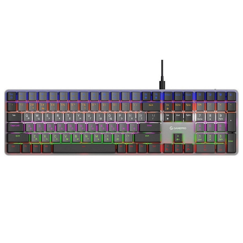 Клавіатура GamePro MK145R Red Swich Low Profile Dark Gray