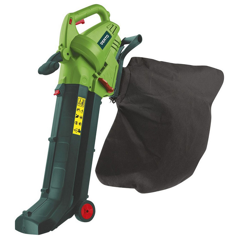 Повітродув-пилосос садовий Verto 2800Вт 3в1 275км/год мішок 40л 4кг