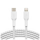 Кабель Belkin USB-С - Lightning, BRAIDED, 1m, white