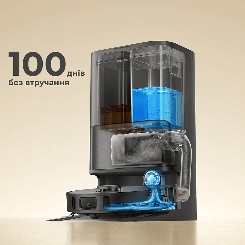 Робот-пылесос моющий Dreame Bot L40 Ultra A Black