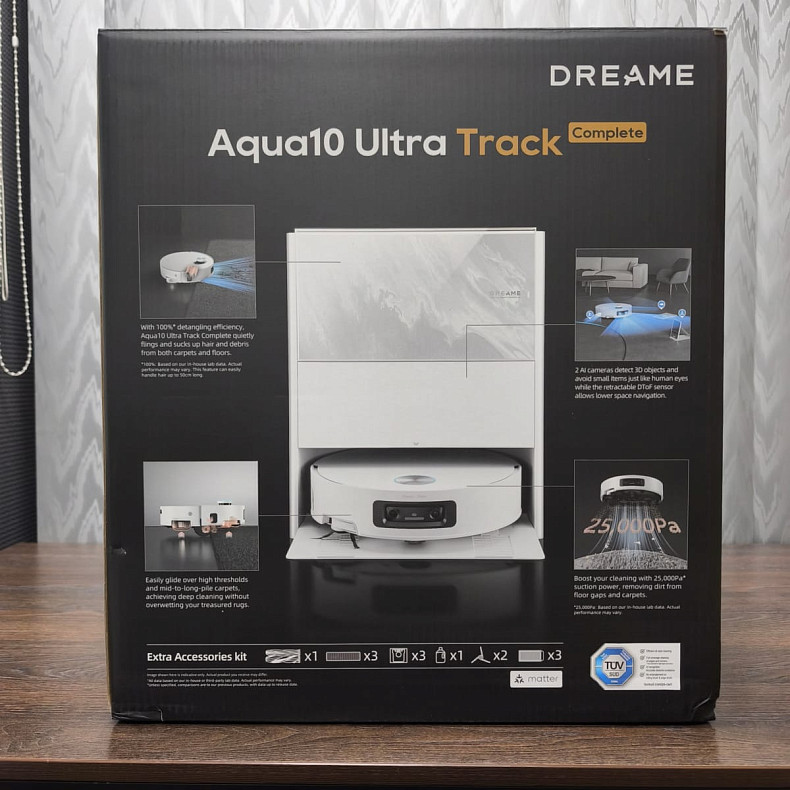 Робот-пилосос миючий Dreame Aqua 10 Ultra Track Complete White - Уцінка