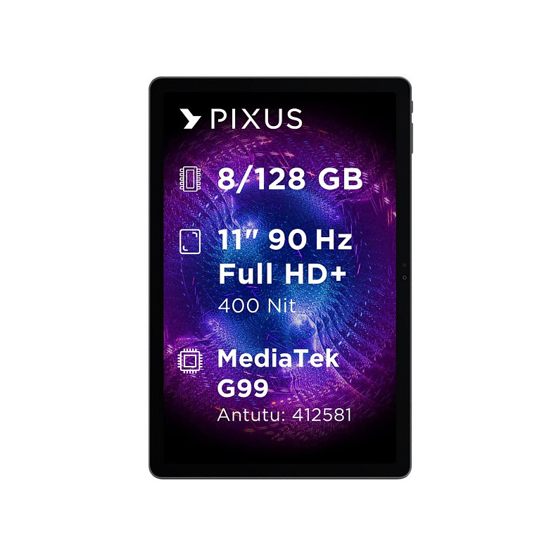 Планшет Pixus Titan 11" 8/128GB 4G Grey