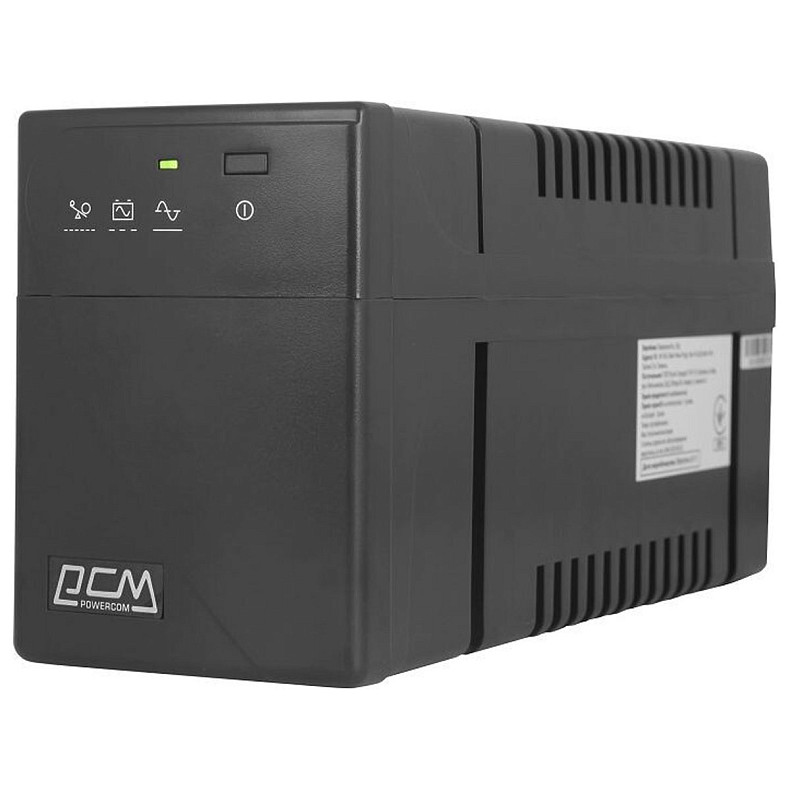 ДБЖ Powercom BNT-600A Schuko, 600VA/360W line-interactive 1 Schuko