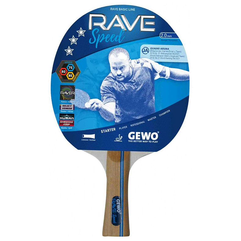 Ракетка для настільного тенісу Gewo Rave Speed FL (860100001)