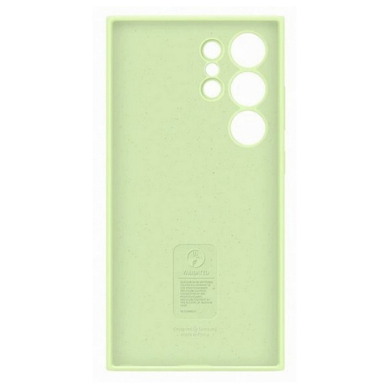 Чехол SAMSUNG для S24 Ultra Silicone Case Light Green EF-PS928TGEGWW