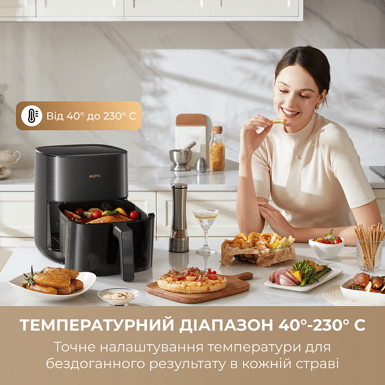 Мультипечь MOVA AeroChef FD10s Pro Black