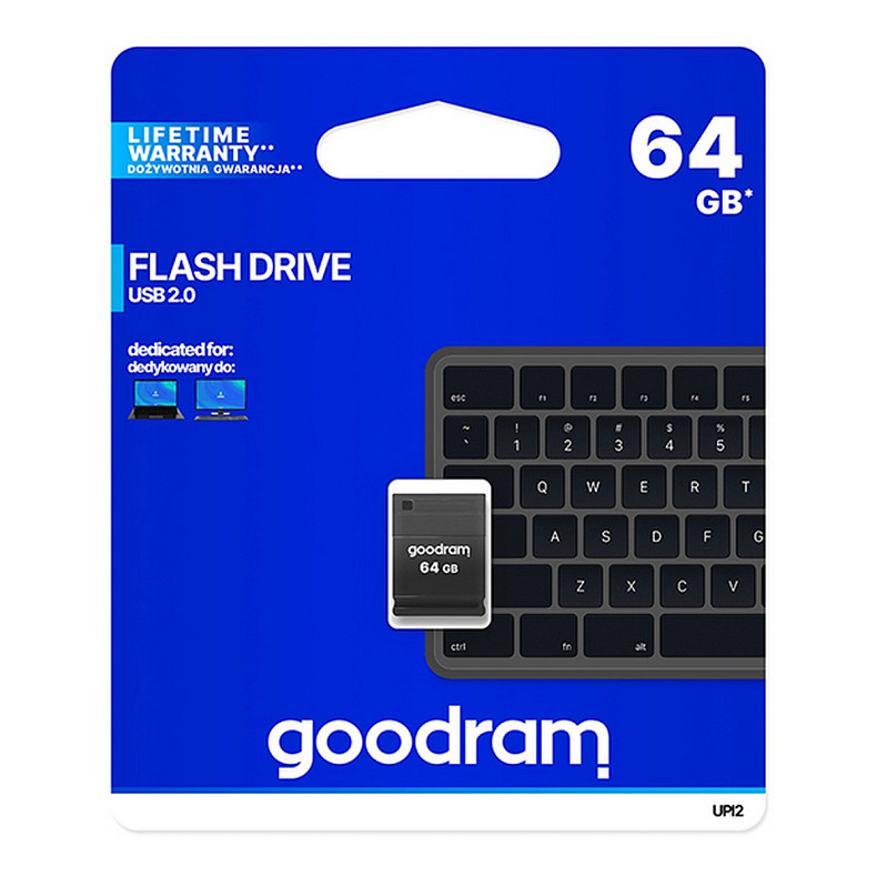 Флеш-накопичувач GoodRAM 64GB USB 2.0 UPI2 Black