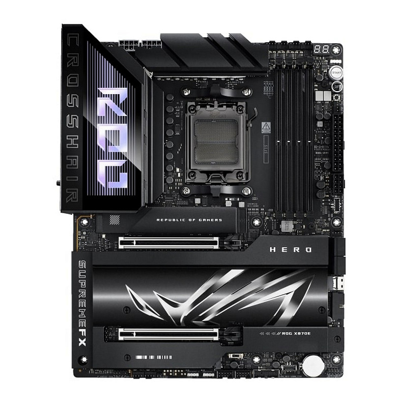 Материнская плата ASUS ROG CROSSHAIR X870E HERO sAM5 X870E 4xDDR5 M.2 HDMI WiFi BT ATX