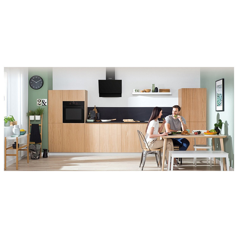 Витяжка Hansa похила, 60см, 366м3ч, чорна