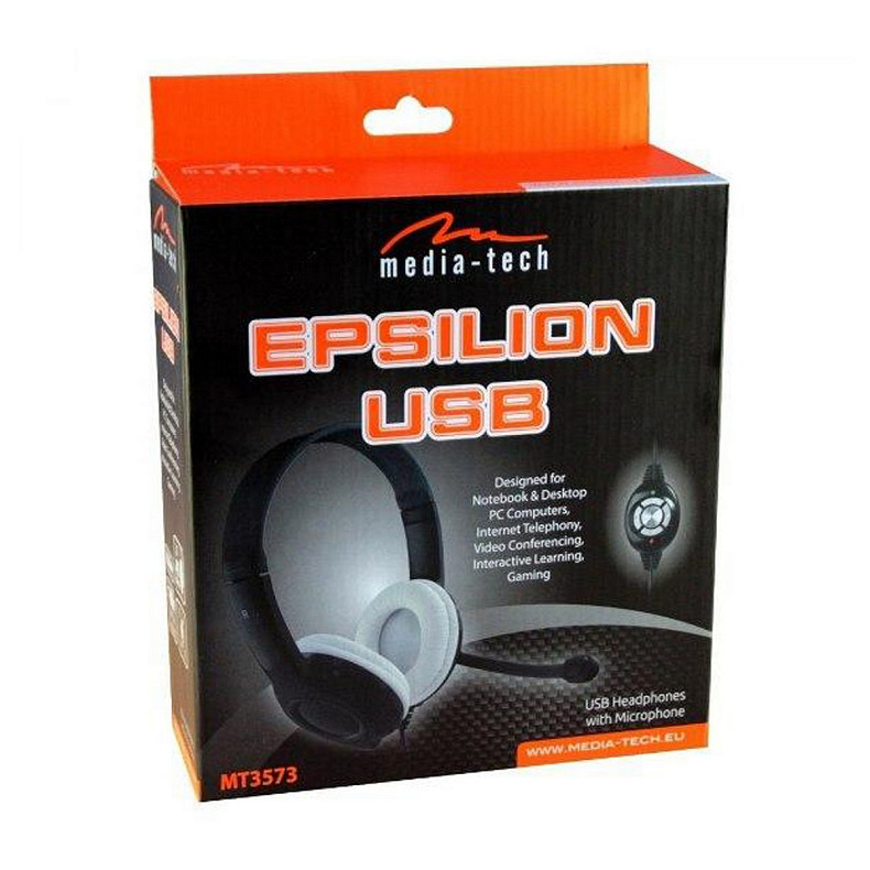 Наушники с микрофоном Media-Tech EPSILION USB