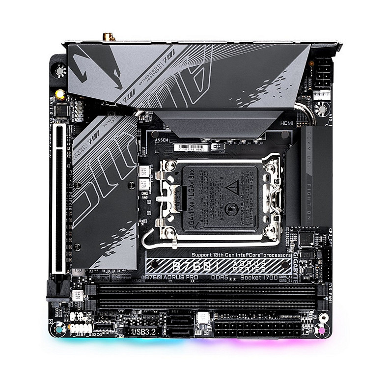 Материнская плата Gigabyte B760I Aorus Pro Socket 1700