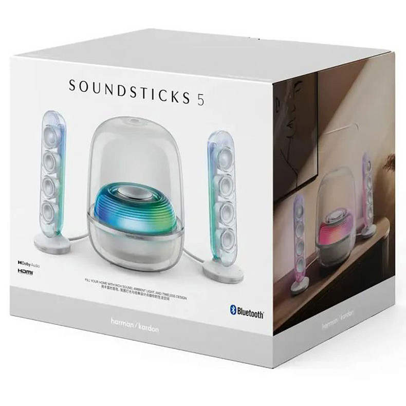 Акустична система Harman/Kardon SoundSticks 5 White (HKSOUNDSTK5WFWEP)