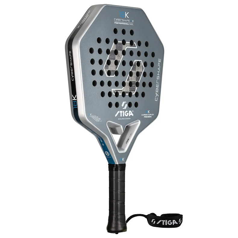 Ракетка для падел тенниса Stiga Racket 18K Cybershape 2V (2202-1722-03)