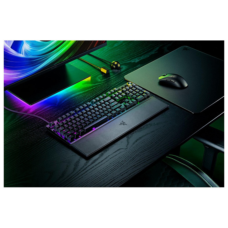 Клавіатура Razer Huntsman V3 Pro 8KHz, 104key, Analog Optical Switch Gen-2, USB-A, EN, RGB