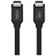 Кабель Belkin USB-C > USB-C, 0.8м, 100Вт, Thunderbolt 3,  40Гбс, чорний
