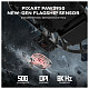 Мишка Attack Shark R2, Wireless/Bluetooth, 42000dpi. (PAW3950), 6кн., Silver gray