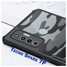 Чохол-накладка BeCover RZANTS для Tecno Spark 7P Black (707225)