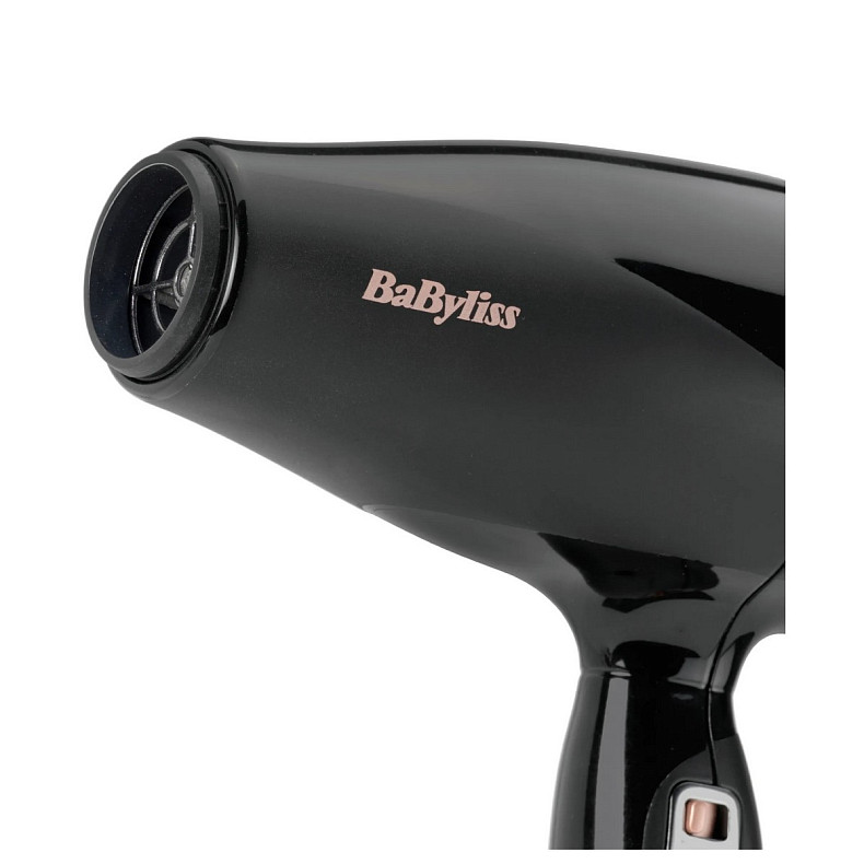 Фен Babyliss Air Power Pro, 2300Вт, 3 режими, дифузор, іоніз-я, хол. обдув, кераміка, чорно-рожевий