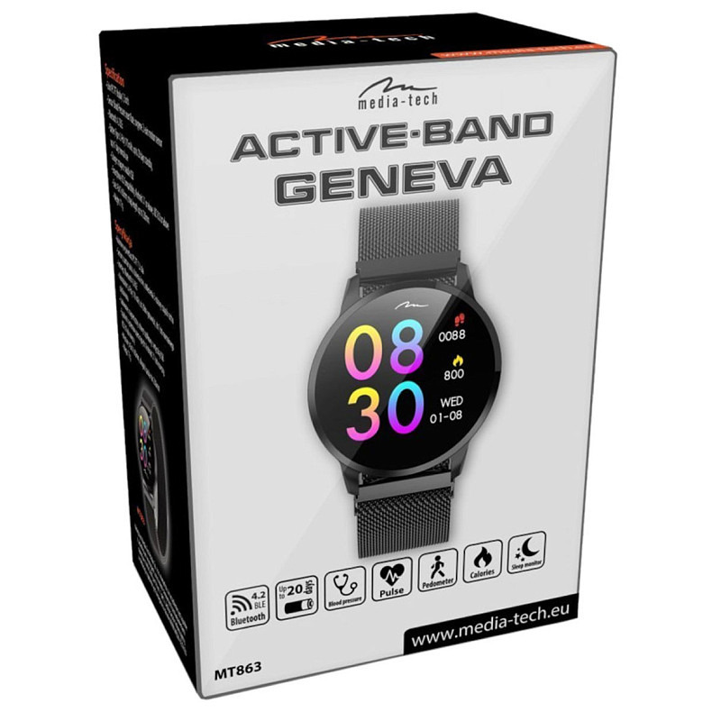 Смарт-годинник MEDIA-TECH Active-Band Geneva (MT863)