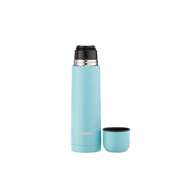 Термос Ardesto Bright City, 500мл, нержавіюча сталь, блакитний (AR2650BL)