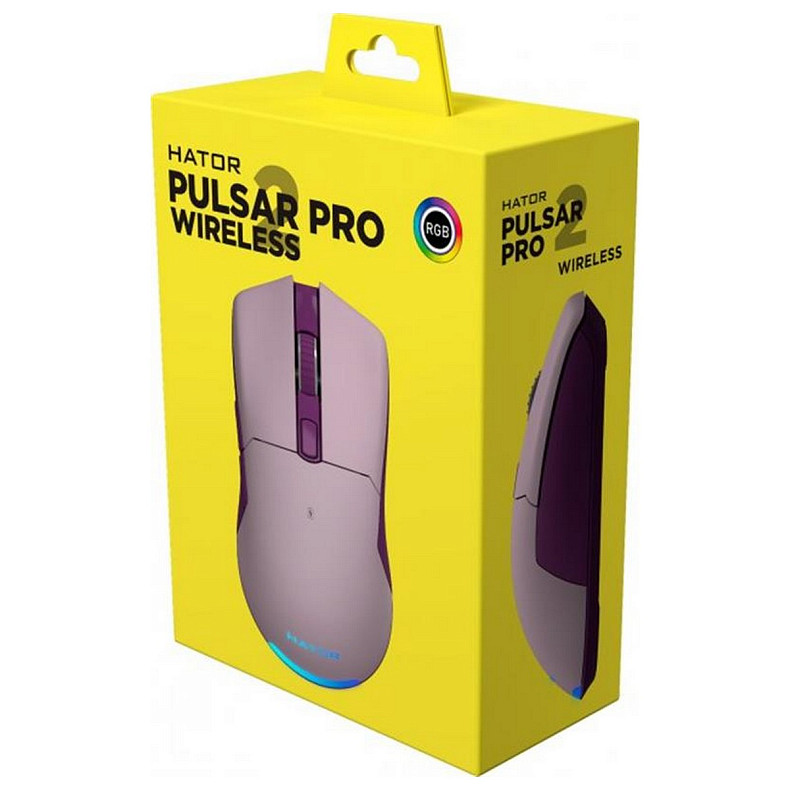 Мышка Hator Pulsar 2 Pro Wireless Lilac (HTM-534)