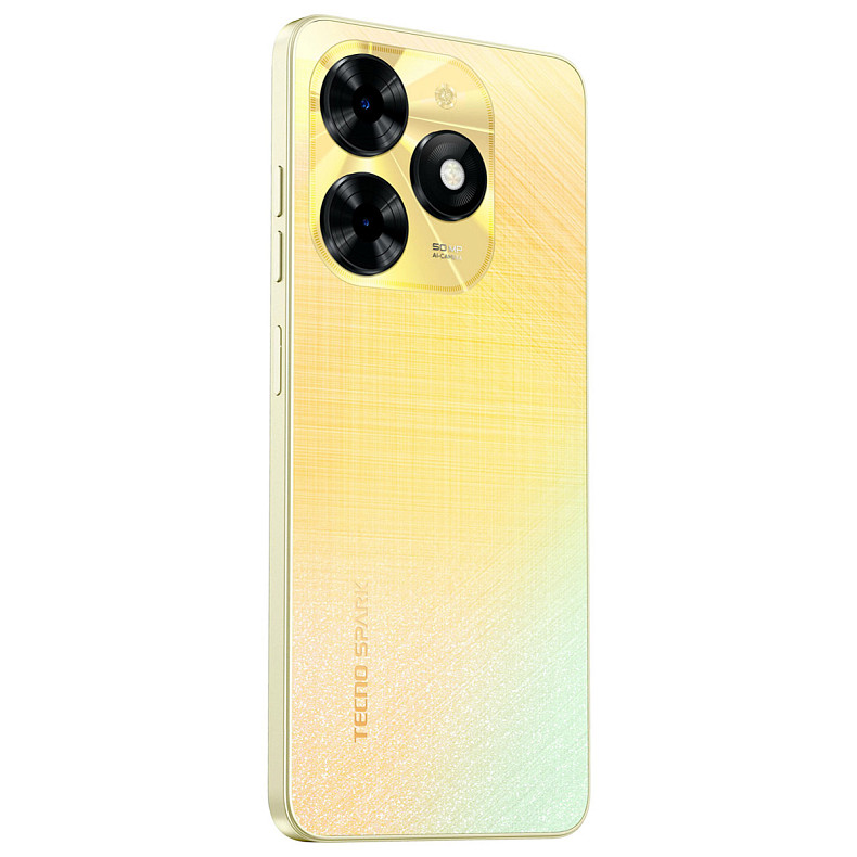 Смартфон Tecno Spark 20C (BG7n) 8/128GB Dual Sim Alpenglow Gold (4894947016943)