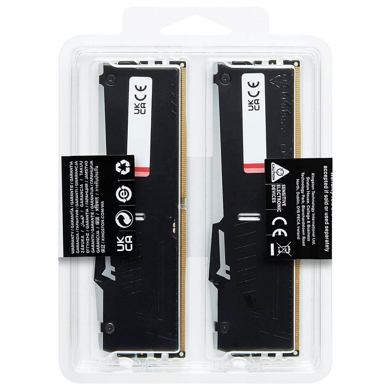 ОЗП Kingston DDR5 64GB KIT (32GBx2) 5600 FURY Beast RGB