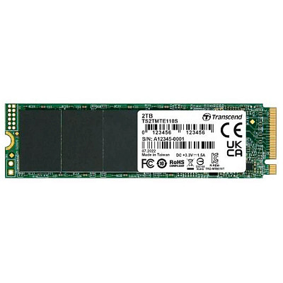 SSD диск Transcend MTE110 M.2 2TB PCIe 3.0 (TS2TMTE110S)