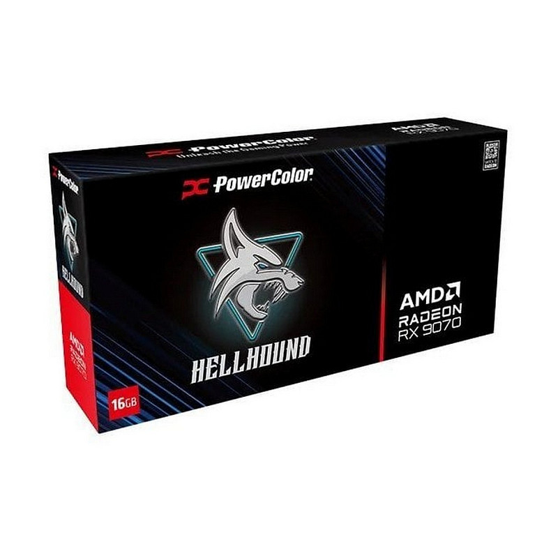 Відеокарта PowerColor Hellhound OC Radeon RX 9070 16GB GDDR6 (RX9070 16G-L/OC)
