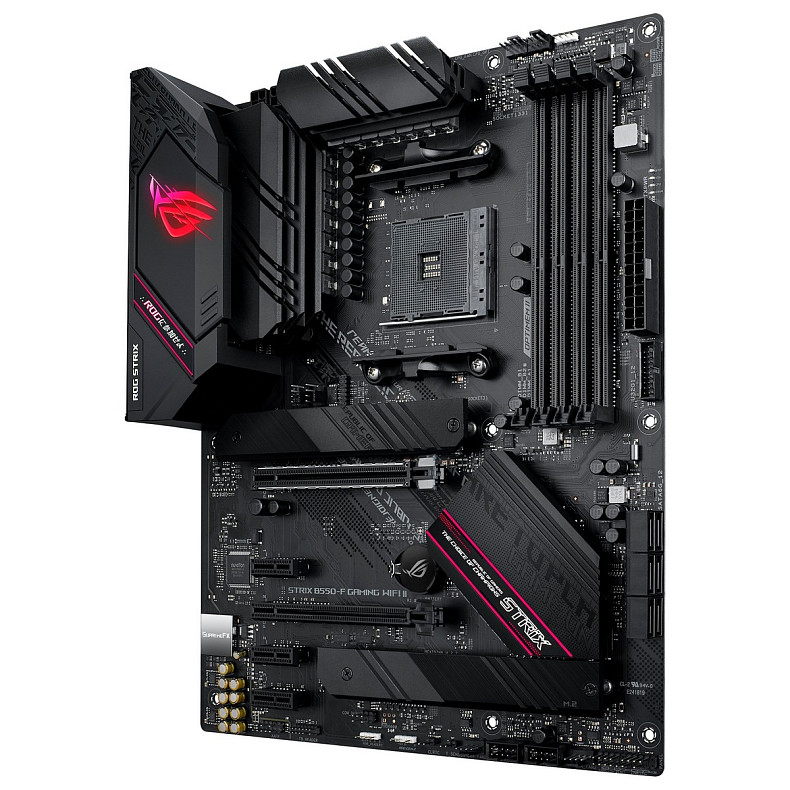 Материнская плата ASUS STRIX B550-F GAMING WIFI II sAM4 B550 4xDDR4 M.2 HDMI DP WiFi BT ATX