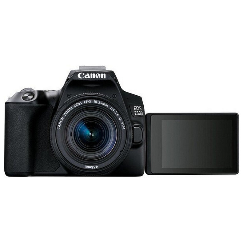 Цифровая зеркальная фотокамера Canon EOS 250D kit 18-55 IS STM Black