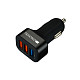 Автомобильное зарядное устройство Canyon (3USB, 2.1A) Black (CNE-CCA07B)