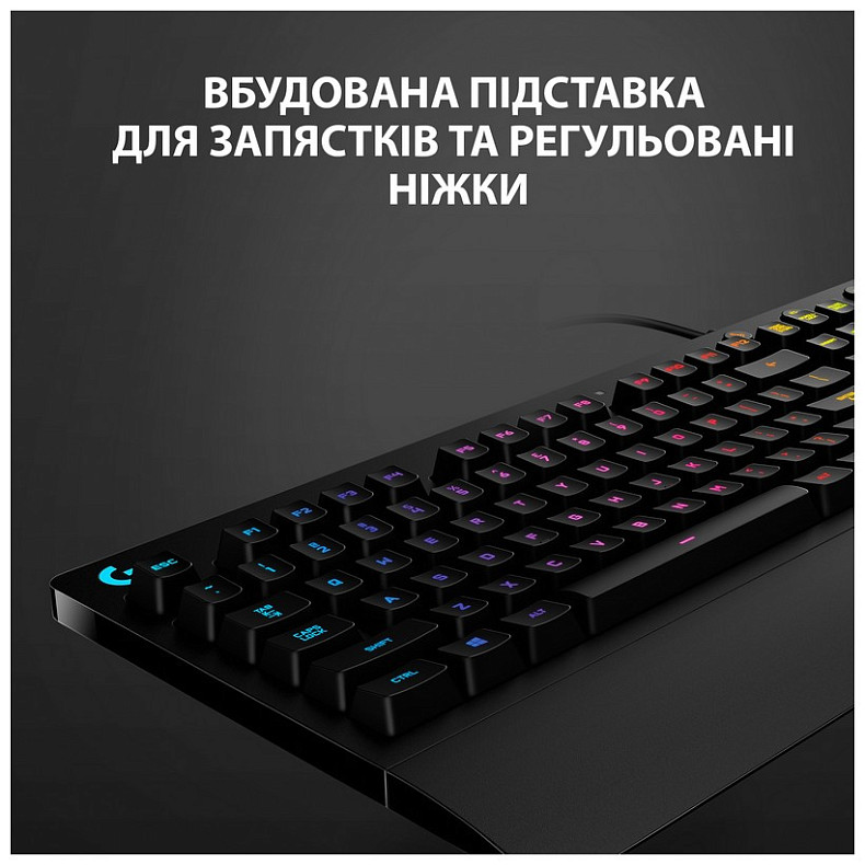 Клавиатура Logitech G213 Prodigy Ukr USB Black (920-010740)