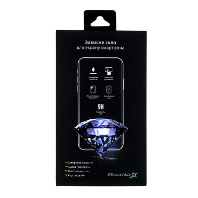 Защитное стекло Grand-X для Motorola Moto G72 Black (GXMTG72FCB)
