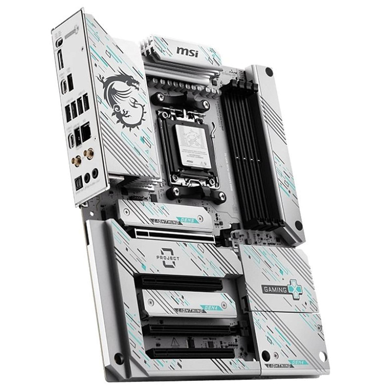 Материнська плата MSI B850 GAMING PLUS WIFI PZ AMD SAM5 ATX