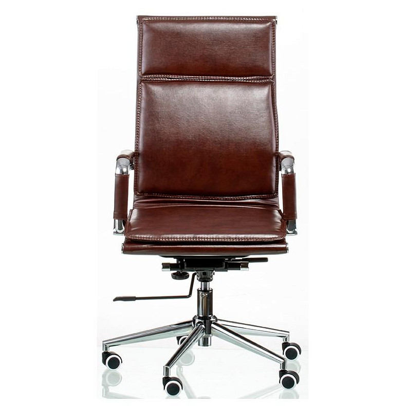 Крісло офісне Special4You Solano 4 Artleather Brown (E5227)