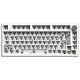 Клавиатура FL ESPORTS DIY-barebone MK750 White Three-Mode (MK750-4247)