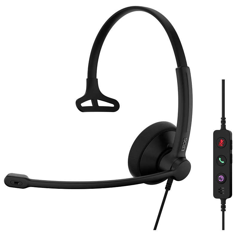 Гарнитура EPOS IMPACT 100 MS Mono USB-C+A (1001419)