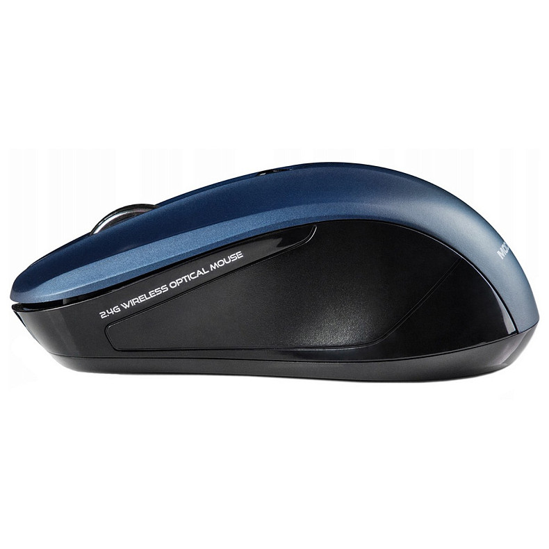 Мишка Modecom MC-WM9.1, бездротова, 4кн, 1600dpi, чорно-синя
