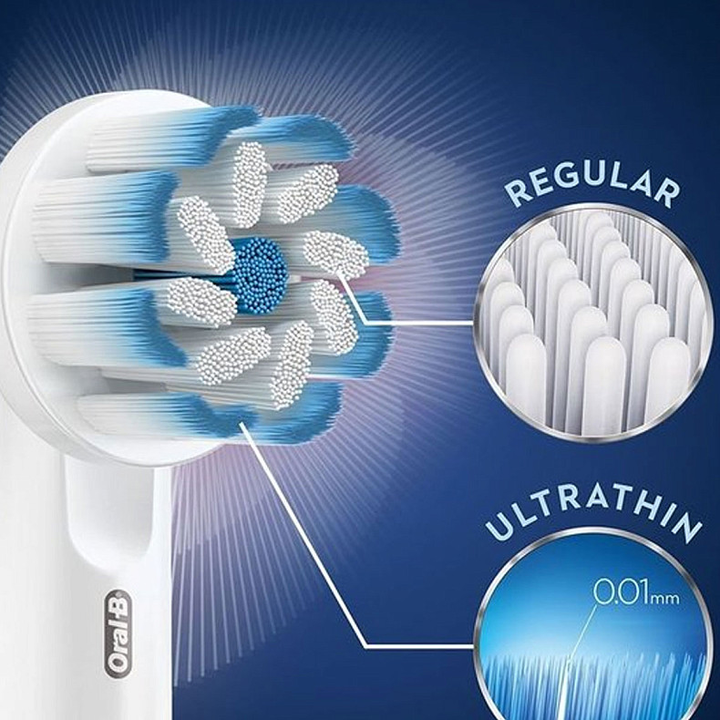 Насадка для електричної зубної щітки Braun Oral-B Sensitive Clean EB60 (4)