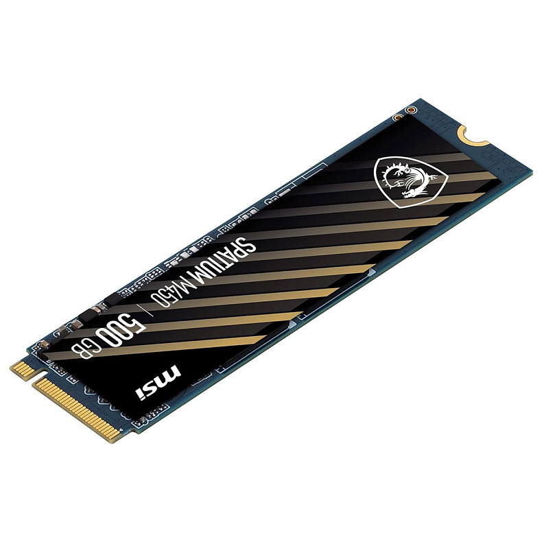 SSD диск MSI Spatium M450 500GB M.2 2280 PCIe 4.0 x4 NVMe 3D NAND TLC (S78-440K220-P83)