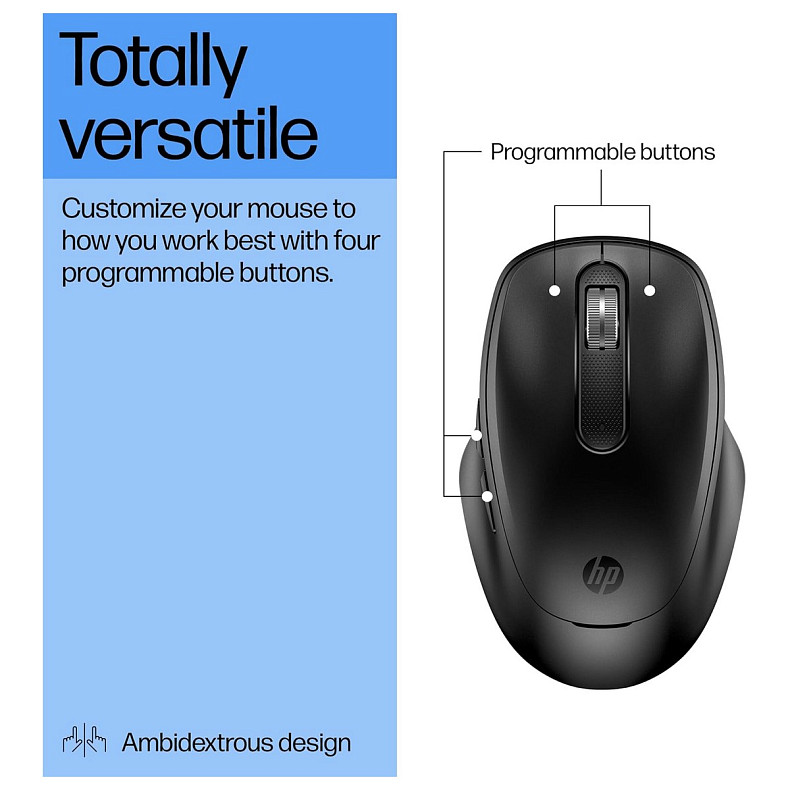 Миша HP 510 Ultra-Fast Rechargeable, WL, чорний