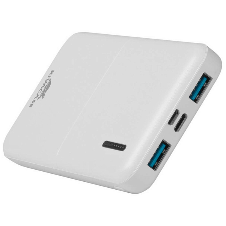 Універсальна мобільна батарея Rivacase Rivapower VA2532 QC3.0 PD3.0 20W 10000mAh White