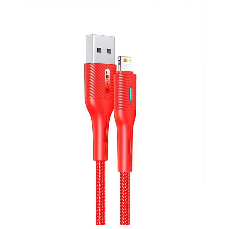 Кабель Usams US-SJ425 USB - Lightning, 1.2 м, Red (SJ425USB02)