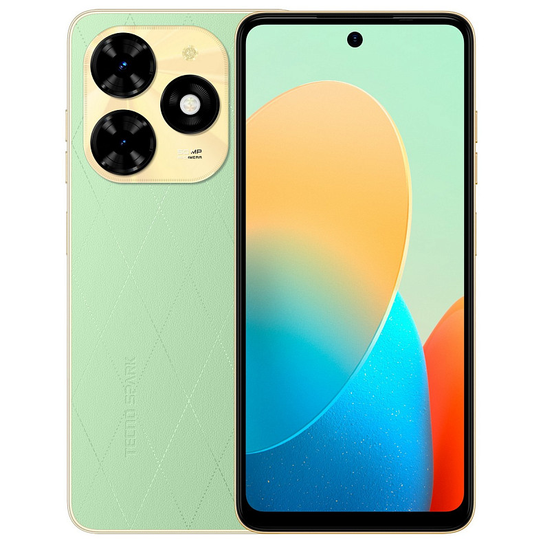 Смартфон Tecno Spark Go 2024 (BG6) 3/64GB Magic Skin Green (4894947010576)