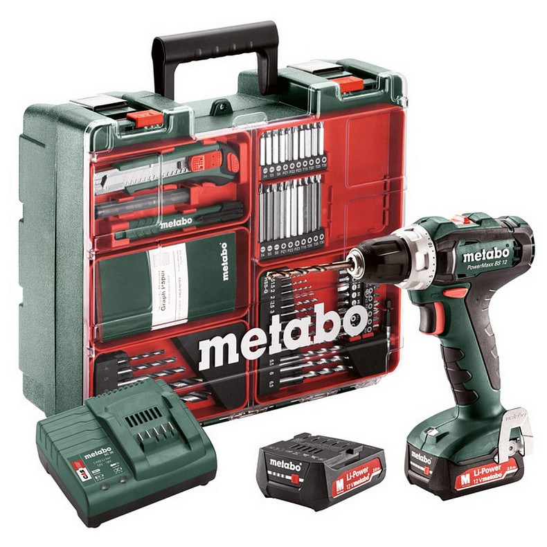 Шуруповерт Metabo PowerMaxx BS 12 (601036870)
